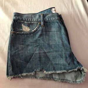 Paper denim and cloth short shorts